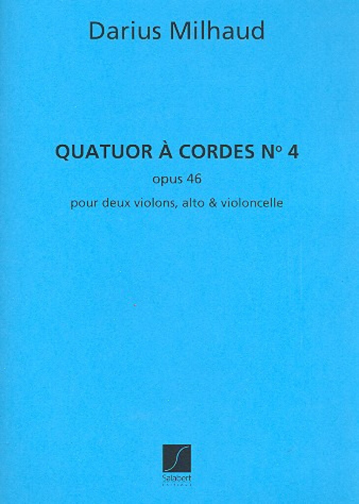 Quatuor A Cordes N 4 Op.46